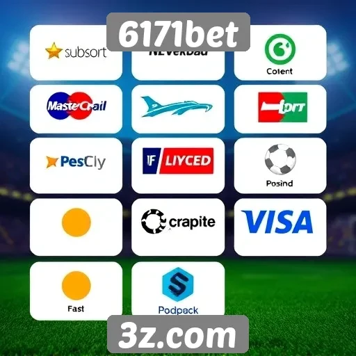 Métodos de pagamento disponíveis no 6171bet